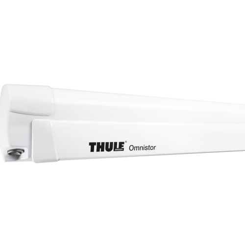 Thule Omnistor 8000 Wandmarkise Gehäusefarbe Weiß Tuchfarbe Uni Grey 4 m - Kassettenmarkisen