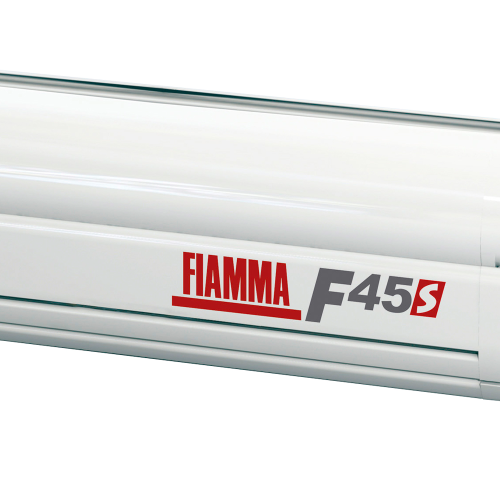 Fiamma Wandmarkise F45s 375 cm (Polar White / Royal Grey) - Kassettenmarkisen