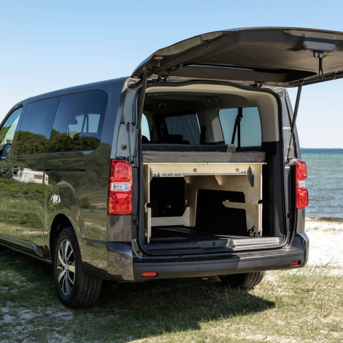 Escape Vans Eco Box XL Bett / Klapptisch Box Renault Traffic / Opel Vivaro B / Fiat Talento - Campingboxen