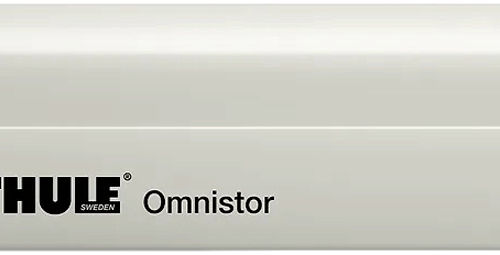 Thule Omnistor 8000 Wandmarkise Gehäusefarbe Cream Beige Tuchfarbe Mystic Grey 4 m - Kassettenmarkisen