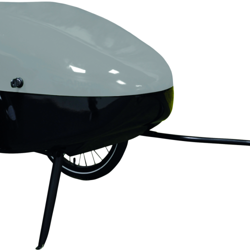 trailmova TF1 Fahrradanhänger RAL 7036 platingrau - Outdoor Mobilität