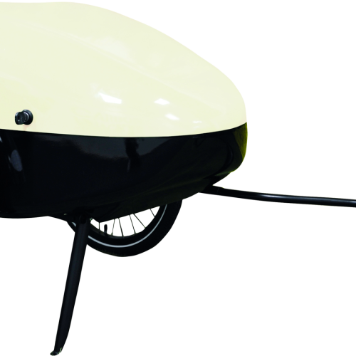 trailmova TF1 Fahrradanhänger RAL 9010 reinweiß - Outdoor Mobilität