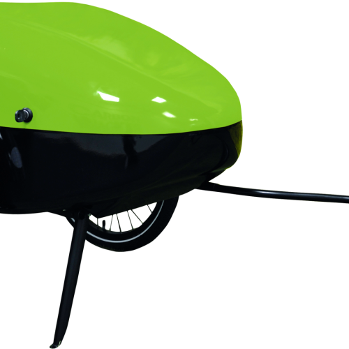 trailmova T1 Fahrradanhänger RAL 6039 fasergrün - Outdoor Mobilität