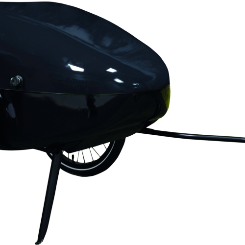 Trailmova TF1 Fahrradanhänger RAL 9005 tiefschwarz - Outdoor Mobilität