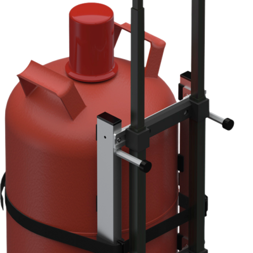 GOK Transportsicherung Trolley für Gasflasche bis 11 kg - Gasflasche & Zubehör
