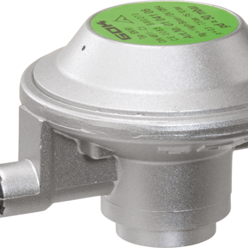 GOK EN61 Niederdruckregler für Gas-Kartusche  G1/4LH-KN 50 mbar - Gasregler & Gasschläuche