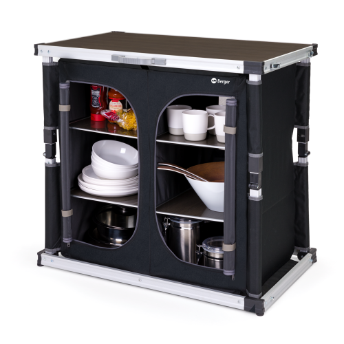 Berger Tampere Kofferbox / Campingschrank faltbar M - Campingküchen