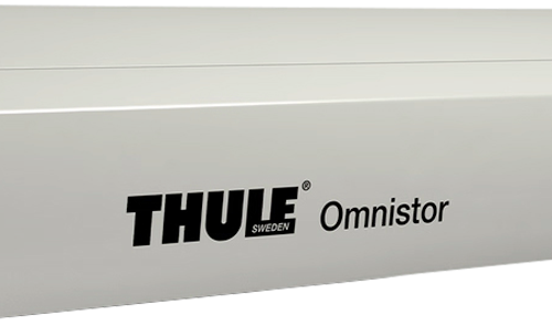 Thule Omnistor 9200 Dachmarkise Cream Beige Tuchfarbe Mystic Grau Länge 5,5 m - Kassettenmarkisen