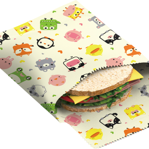 Nuts Innovations Sandwich und Snack Beutel 2er Set Kinder - Lebensmittelbehälter / Vorratsdosen