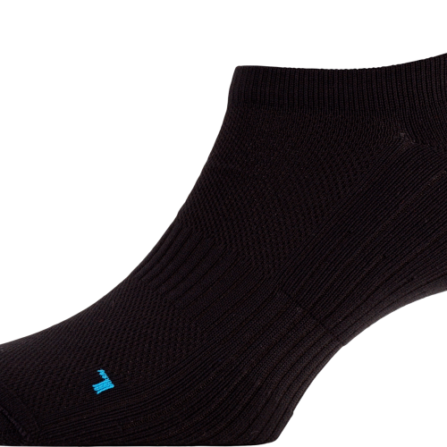 P.A.C. SP 1.0 Footie Active Short Herrensocken schwarz 44-47 - Socken von PAC