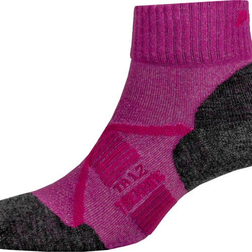 P.A.C TR 1.2 Merino Short Damensocken rosa 38-41 - Socken von PAC