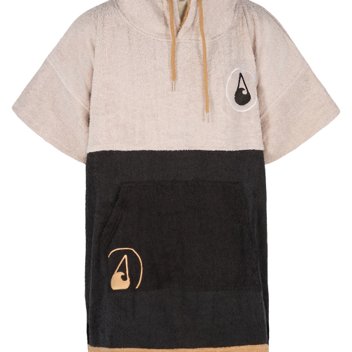 Wave Hawaii Soul Baumwollponcho hellbraun M - Herrenjacken