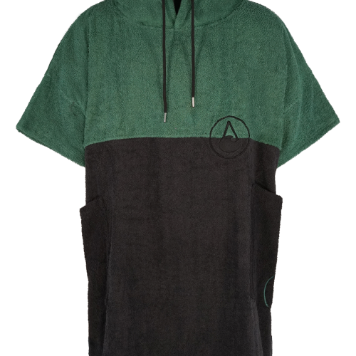 Wave Hawaii Move Baumwollponcho dunkelgrün L - Herrenjacken