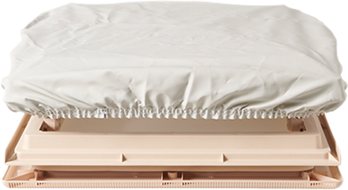 Hindermann Schutzhülle für Dachhauben HARTAL 280 × 280 mm - Schutzhüllen & Planen