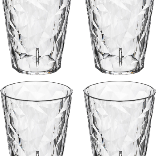 Koziol 4er-Set Superglas 250ml CLUB No. 1  - Gläser