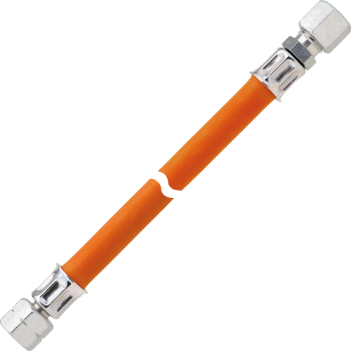 GOK Mitteldruckschlauchleitung Gas Überwurfmutter G 1/4 LH auf RV8 2000 mm - Gasregler & Gasschläuche