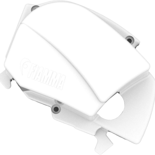 Fiamma linke Endkappe für Markise F80L 450 - 600 - Farbe Polar White Fiamma Ersatzteilnummer 98673-258 - Ersatzteile Zelte & Markisen