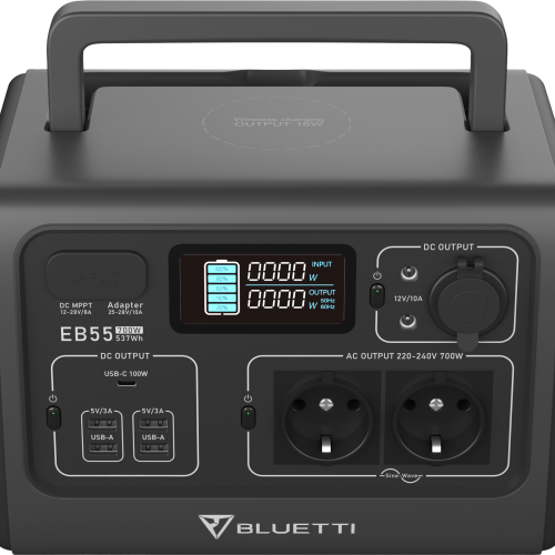 BLUETTI Portable Power Station EB55-Blue-EU - Powerstations