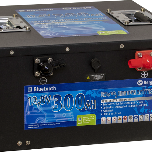 Berger LiFePO4 Lithium Untersitz Batterie 300 Ah 12 V mit Bluetooth - Fahrzeug-Batterien