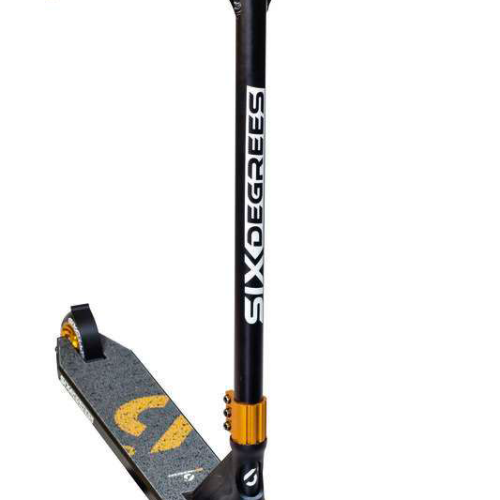 Six Degrees Aluminium Stuntscooter Schwarz / Kupfer - Outdoor Mobilität
