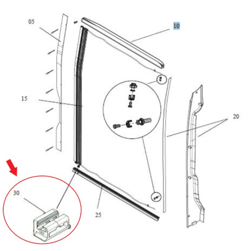 Dometic Endstück  - Ersatzteile Fahrzeug
