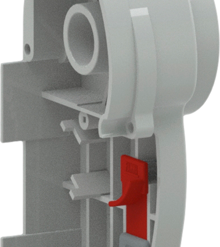 Fiamma Gehäuseverschluss rechts für Motor Kit F45s - Fiamma Ersatzteilnummer 98667-007 - Ersatzteile Zelte & Markisen