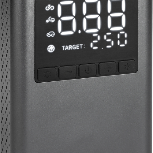 Eufab batteriebetriebener Mini Kompressor mit integrierter Powerbank 800 mAh - Outdoor Mobilität