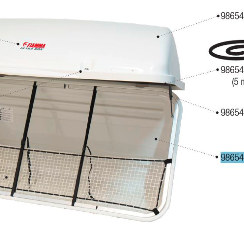 Fiamma Ersatzboden und Rahmen passend für Ultra Box 360 - Fiamma Ersatzteilnummer 98654-052 - Ersatzteile Fahrzeug