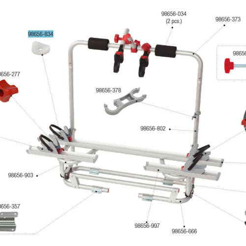 Fiamma Konkavunterlagsscheibe 32 x 8 mm passend für Carry Bike Caravan XL A Pro 200 / Caravan XL A Pro 200 E-Bike - Fiamma Ersatzteilnummer 98656-834 - Ersatzteile Fahrzeug