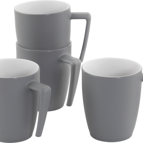 Outwell Gala 4 Personen Tassen Set 4 teilig Grey Mist - Becher und Tassen