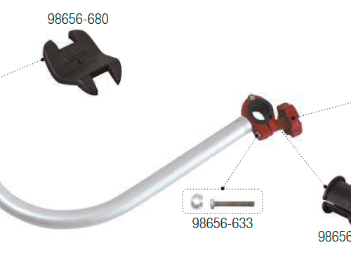 Fiamma Handrad / Rändelschraube grau passend für Carry Bike CL / Bike Block Pro - Fiamma Ersatzteilnummer 98656-585 - Ersatzteile Fahrzeug