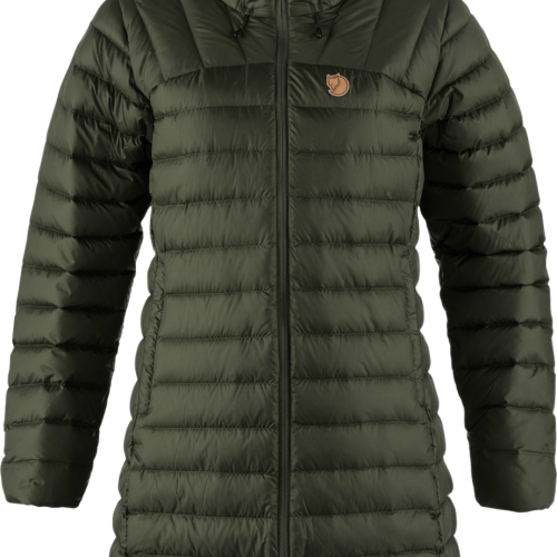 Fjällräven Snow Flake Damen  Daunenmantel dunkelgrün XL - Damenhosen, -röcke & -kleider