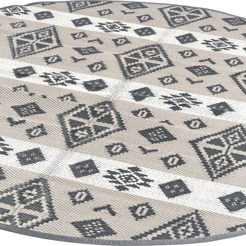 Human Comfort Sapporo AW Outdoor Teppich rund 200 cm - Vorzeltteppich & Zeltboden