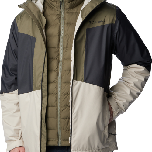 Columbia Wallowa Park wasserdichte 3-in-1 Herrenjacke olive XXL - Herrenjacken