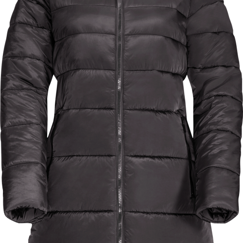 Jack Wolfskin Eisbach Coat Damen Wintermantel  schwarz XL - Damenjacken