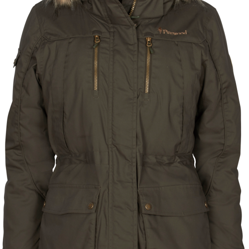 Pinewood Finnveden Damen Winterparka dunkelgrün L - Damenjacken