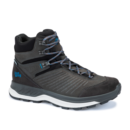 Hanwag  Bluestrait Mid ES Herren Wanderschuhe dunkelgrau 10 - Herrenschuhe
