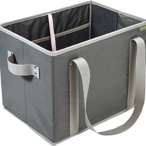 meori Faltbarer Einkaufskorb Granite Grey - Taschen & Packsäcke
