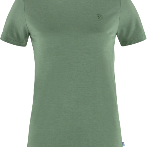 Fjällräven Abisko Wool Damenshirt grün L - Damenshirts, -blusen & -pullover