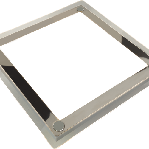 Haba Tivoli Deckenleuchte LED silber quadratisch 21 cm dimmbar 12 Volt  - Einbauleuchten & Leuchtmittel