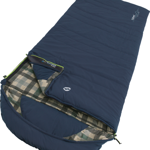 Outwell Camper Lux Deckenschlafsack 235 cm Reißverschluss links - Schlafsäcke