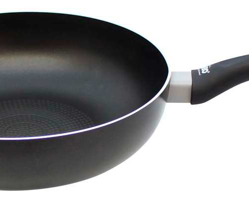 Elo Smart Life Wokpfanne Aluminium 28 cm schwarz - Camping Pfannen & Woks