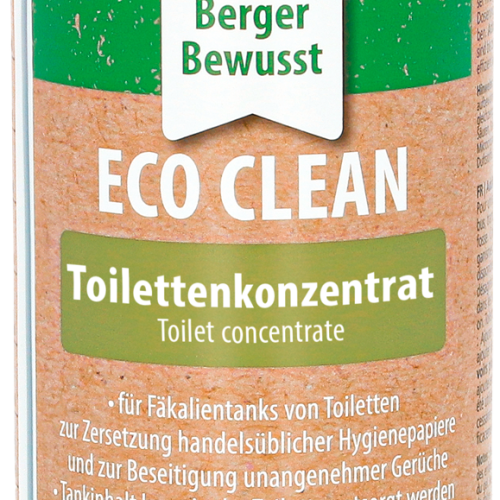 Berger Eco Clean Toilettenzusatz für den Fäkalientank 1 Liter - Sanitärzusätze & -flüssigkeiten