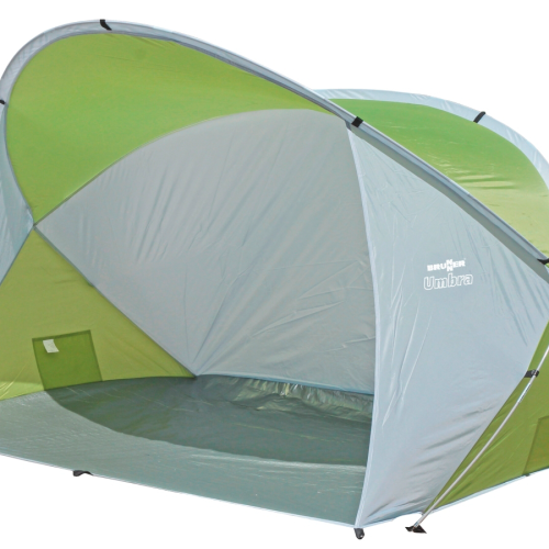 Brunner Umbra Strandmuschel  200 x 150 x 130 cm grau/grün - Strandmuscheln