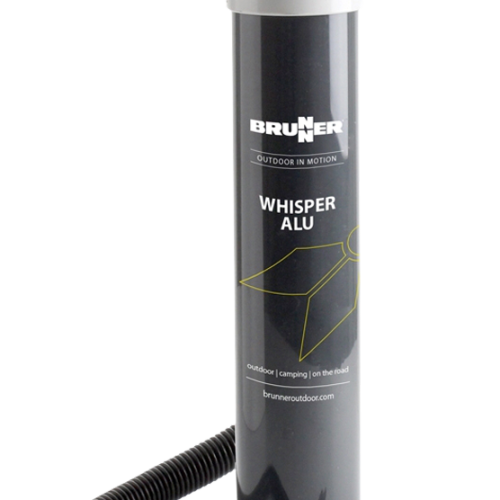 Brunner Whisper Alu Luftpumpe mit Aluminium-Kolbenstange inklusive Adapterset 3 Liter - Bootszubehör