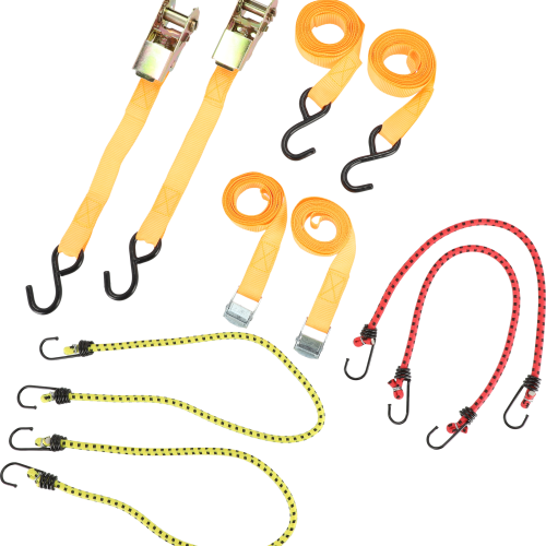 Berger Ratschen-Spanngurt-Set 8-teilig - Transportieren & Befestigen