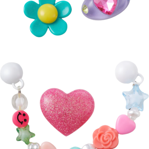 Crocs Jibbitz Trendy Jewelry Schuhanstecker 5er Pack bunt  - Handschuhe, Gürtel & Sonstiges