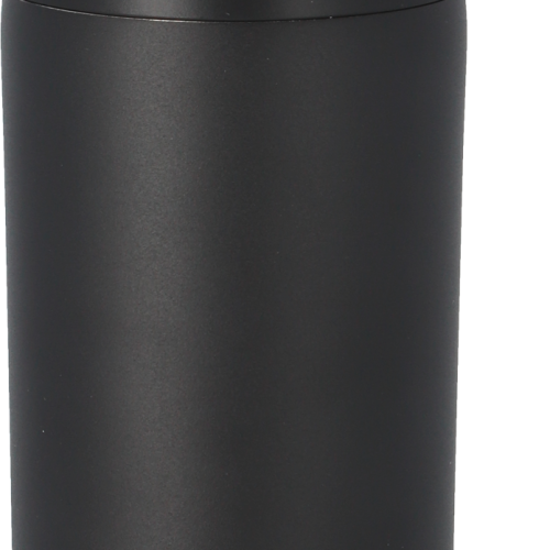 Berger Edelstahl Trinkflasche mit 2-in-1 Deckel 550 ml - schwarz matt - Isolierflaschen & Isobehälter