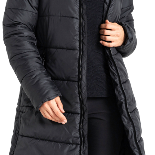 Dare2b Distinguish Damenmantel schwarz 38 - Damenjacken von Dare 2b