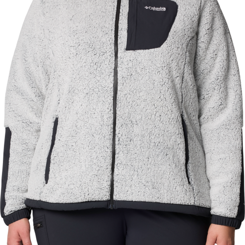 Columbia Arctic Crest Fleece Damenjacke hellgrau M - Damenjacken